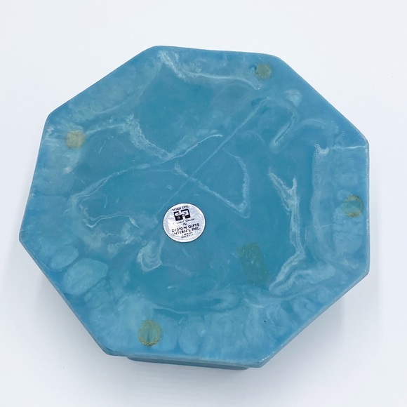 Carousel Horse Blue Soapstone Trinket Box by Design Gifts International Inc. - Picture 6 of 10